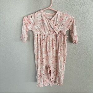 Mudpie 0-3 month convertible gown/sleeper baby outfit